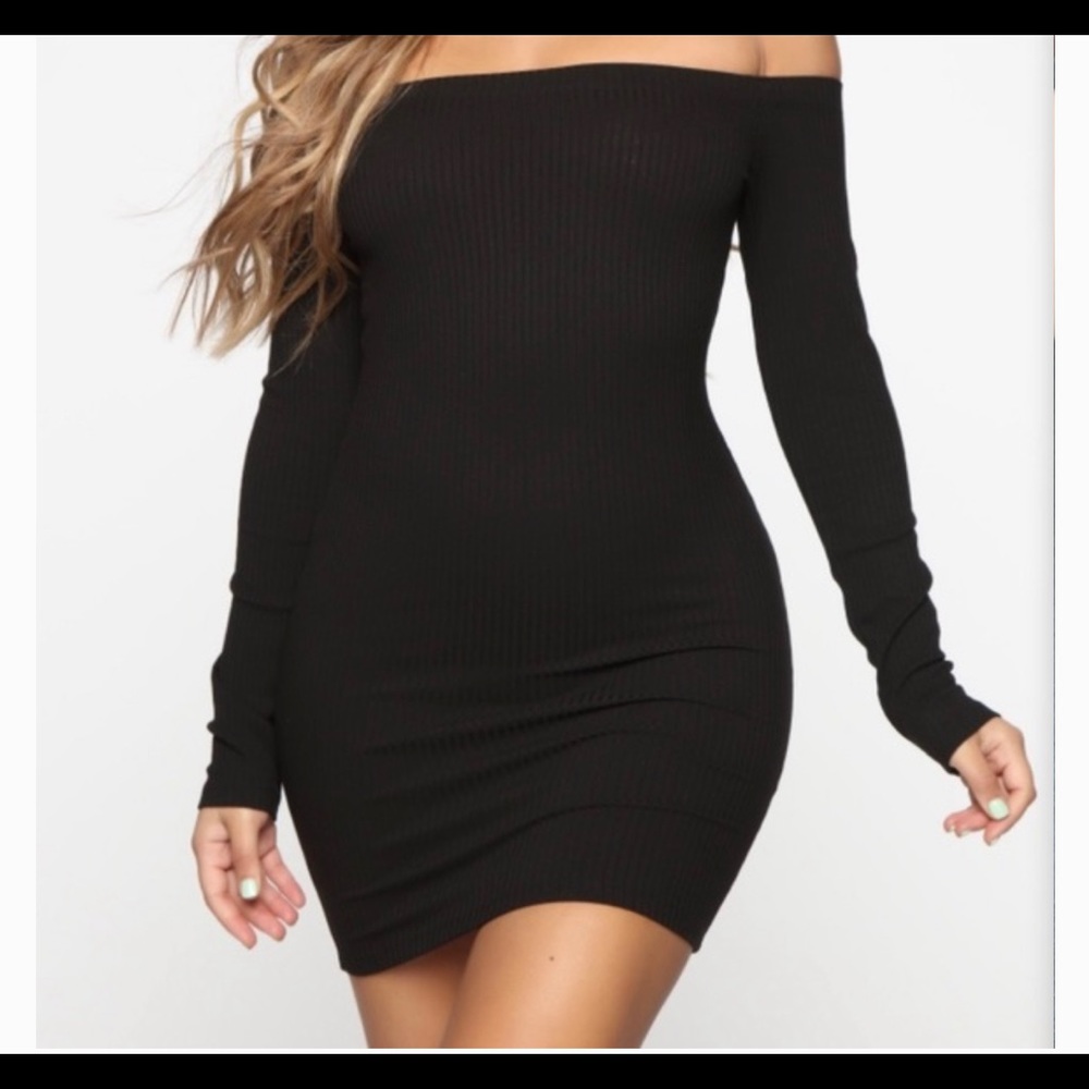Fashion Nova Off Shoulder Mini Dress